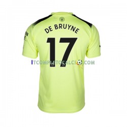 Maglia Manchester City De Bruyne 17 Terza Divisa 2022-2023 Manica Corta ,Uomo