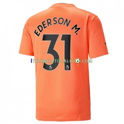 Maglia Manchester City Ederson M. 31 Portiere Terza Divisa 2022-2023 Manica Corta ,Uomo