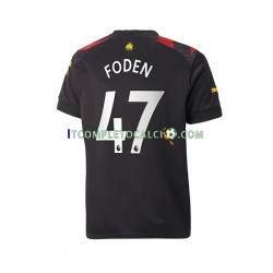 Maglia Manchester City Foden 47 Divisa Away 2022-2023 Manica Corta ,Uomo