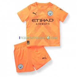 Maglia Manchester City Portiere Terza Divisa 2022-2023 Manica Corta ,Bambino