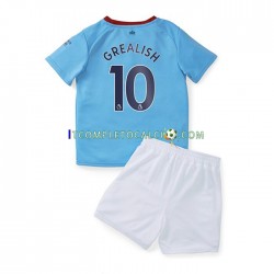 Maglia Manchester City Grealish 10 Divisa Home 2022-2023 Manica Corta ,Bambino