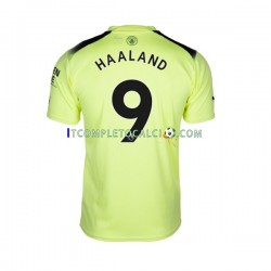 Maglia Manchester City Haaland 9 Terza Divisa 2022-2023 Manica Corta ,Uomo