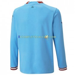Maglia Manchester City Divisa Home 2022-2023 Manica Lunga ,Uomo