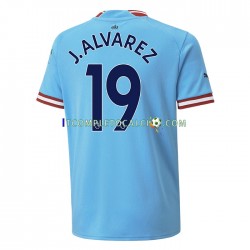 Maglia Manchester City J. ALVAREZ 19 Divisa Home 2022-2023 Manica Corta ,Uomo