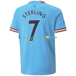Maglia Manchester City Sterling 7 Divisa Home 2022-2023 Manica Corta ,Uomo