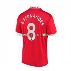 Maglia Manchester United Bruno Fernandes 8 Divisa Home 2022-2023 Manica Corta ,Uomo