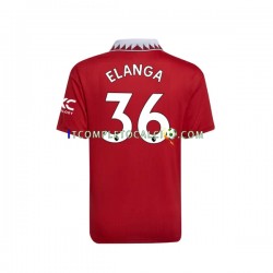 Maglia Manchester United Elanga 36 Divisa Home 2022-2023 Manica Corta ,Uomo