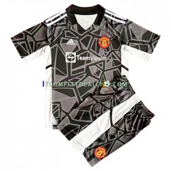 Maglia Manchester United Portiere Divisa Away 2022-2023 Manica Corta ,Bambino