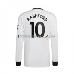 Maglia Manchester United Rashford 10 Divisa Away 2022-2023 Manica Lunga ,Uomo
