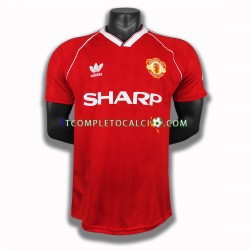 Maglia Manchester United 1988 Retro Divisa Home Manica Corta ,Uomo