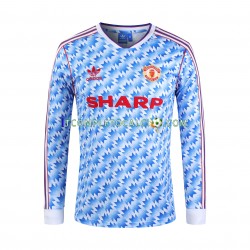 Maglia Manchester United 1992 Retro Divisa Home Manica Lunga ,Uomo