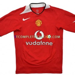 Maglia Manchester United Retro Divisa Home 2004-2006 Manica Corta ,Uomo