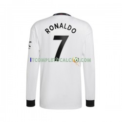 Maglia Manchester United Ronaldo 7 Divisa Away 2022-2023 Manica Lunga ,Uomo