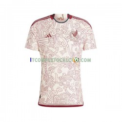Maglia Messico Divisa Away Mondiali 2022 Manica Corta ,Uomo