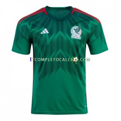 Maglia Messico Divisa Home Mondiali 2022 Manica Corta ,Uomo