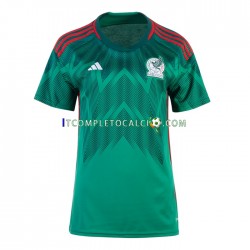 Maglia Messico Divisa Home 2022-2023 Manica Corta,Donna