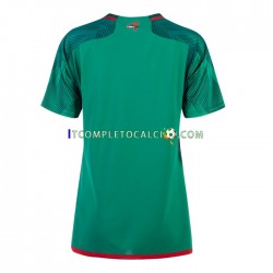 Maglia Messico Divisa Home 2022-2023 Manica Corta,Donna