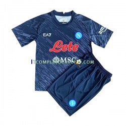 Maglia Napoli Terza Divisa 2022-2023 Manica Corta ,Bambino