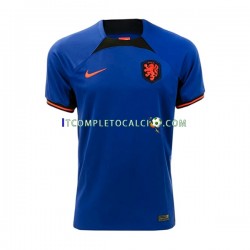 Maglia Paesi Bassi Memphis 10 Divisa Away Mondiali 2022 Manica Corta ,Uomo