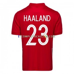Maglia Norvegia Erling Haaland 23 2020-2021 Divisa Home Manica Corta ,Uomo