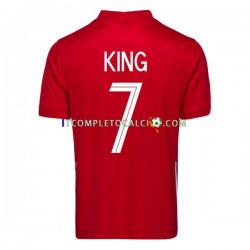 Maglia Norvegia Joshua King 7 2020-2021 Divisa Home Manica Corta ,Uomo