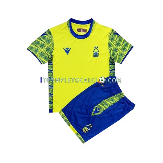 Maglia Nottingham Forest Divisa Away 2022-2023 Manica Corta ,Bambino