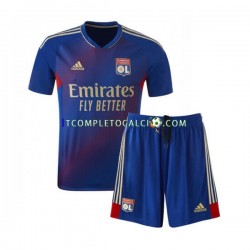 Maglia Olympique Lyonnais Quarto Divisa 2022-2023 Manica Corta ,Bambino