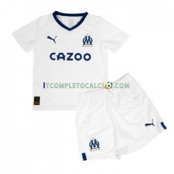 Maglia Olympique de Marseille Divisa Home 2022-2023 Manica Corta ,Bambino