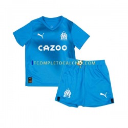 Maglia Olympique de Marseille Terza Divisa 2022-2023 Manica Corta ,Bambino