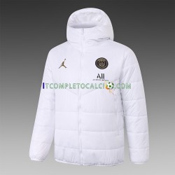 Paris Saint-Germain Bianco Giacca con Cappuccio Fleece ,Uomo
