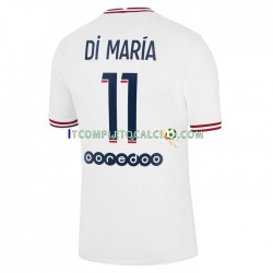 Maglia Paris Saint-Germain Di Maria 11 Quarto Divisa 2021-2022 Manica Corta ,Uomo