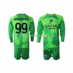 Maglia Paris Saint-Germain Donnarumma 99 Portiere Divisa Home 2022-2023 Manica Lunga ,Bambino