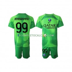 Maglia Paris Saint-Germain Donnarumma 99 Portiere Divisa Home 2022-2023 Manica Corta ,Bambino