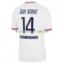 Maglia Paris Saint-Germain Juan Bernat 14 Quarto Divisa 2021-2022 Manica Corta ,Uomo