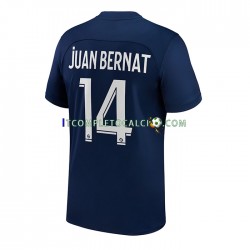 Maglia Paris Saint-Germain Juan Bernat 14 Divisa Home 2022-2023 Manica Corta ,Uomo