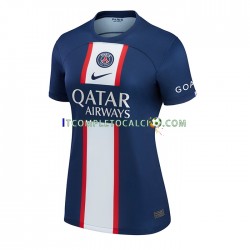 Maglia Paris Saint-Germain Divisa Home 2022-2023 Manica Corta,Donna