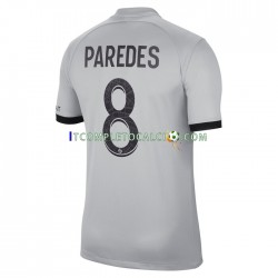 Maglia Paris Saint-Germain Leandro Paredes 8 Divisa Away 2022-2023 Manica Corta ,Uomo