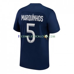 Maglia Paris Saint-Germain Marquinhos 5 Divisa Home 2022-2023 Manica Corta ,Uomo