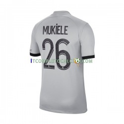 Maglia Paris Saint-Germain Mukiele 26 Divisa Away 2022-2023 Manica Corta ,Uomo