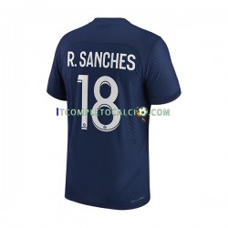 Maglia Paris Saint-Germain R.Sanches 18 Divisa Home 2022-2023 Manica Corta ,Uomo