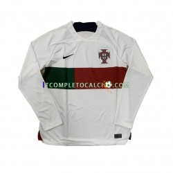 Maglia Portogallo Divisa Away Mondiali 2022 Manica Lunga ,Uomo