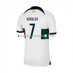 Maglia Portogallo Ronaldo 7 Divisa Away Mondiali 2022 Manica Corta ,Uomo