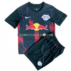 Maglia RB Leipzig Terza Divisa 2022-2023 Manica Corta ,Bambino