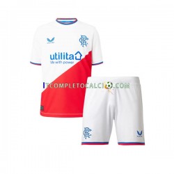 Maglia Rangers Divisa Away 2022-2023 Manica Corta ,Bambino
