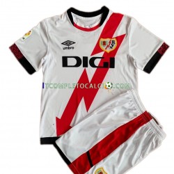 Maglia Rayo Vallecano Divisa Home 2021-2022 Manica Corta ,Bambino