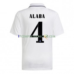 Maglia Real Madrid Alaba 4 Divisa Home 2022-2023 Manica Corta ,Uomo