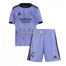 Maglia Real Madrid Divisa Away 2022-2023 Manica Corta ,Bambino