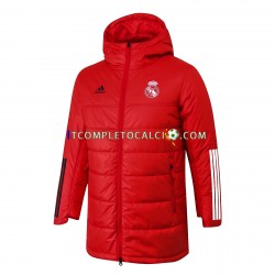 Real Madrid Rosso Giacca con Cappuccio Fleece ,Uomo