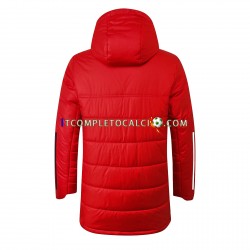 Real Madrid Rosso Giacca con Cappuccio Fleece ,Uomo