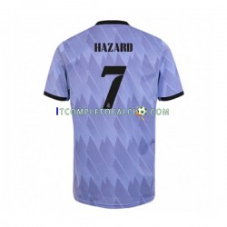 Maglia Real Madrid Eden Hazard 7 Divisa Away 2022-2023 Manica Corta ,Uomo